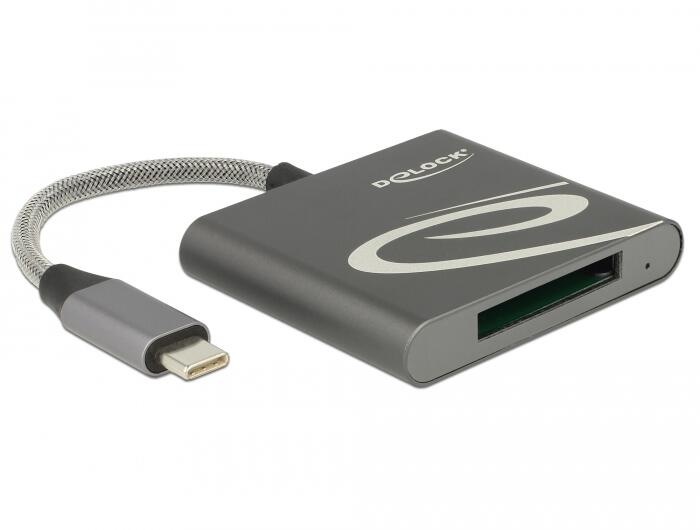 DeLOCK USB-C Kartenleser für XQD 2.0 Speicherkarten