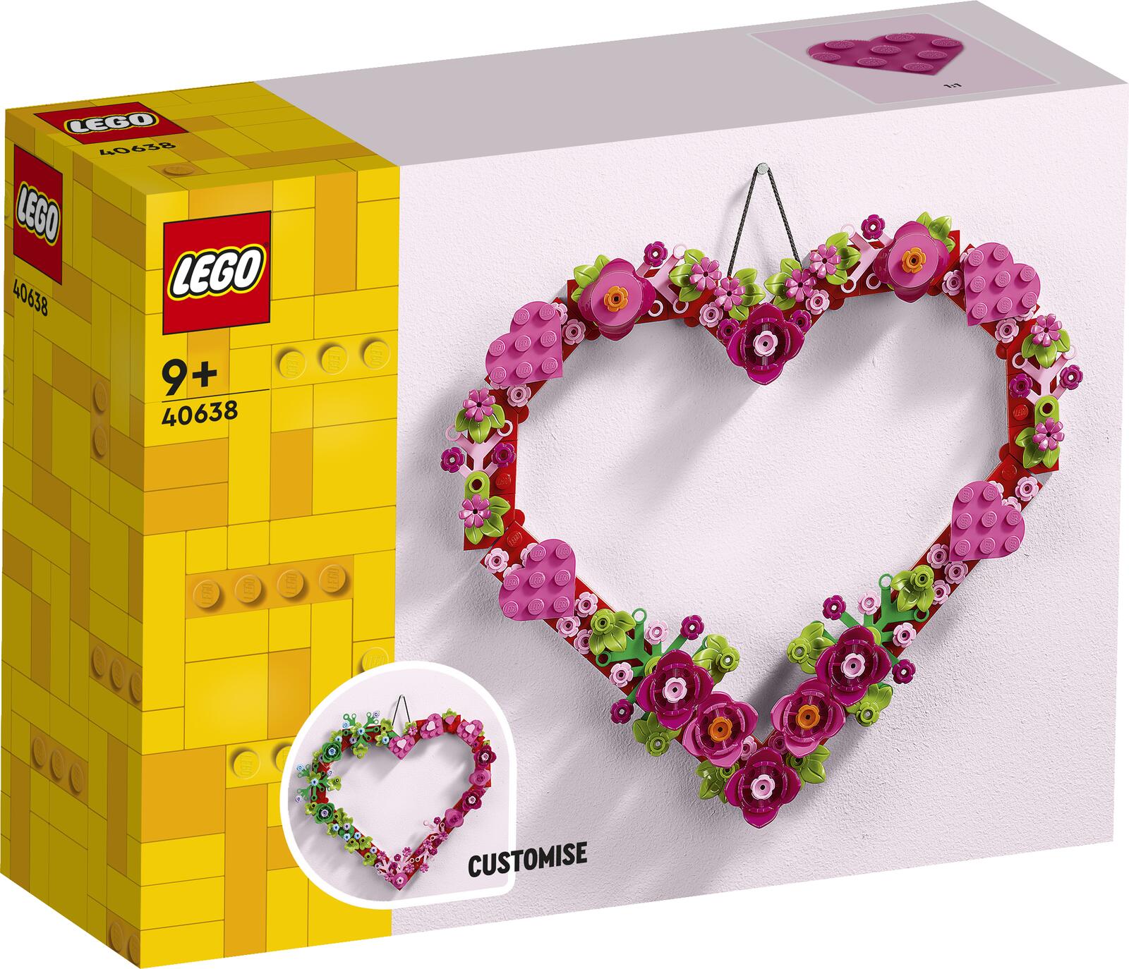 LEGO Saisonal Herz-Deko 40638Themenwelt: Saisonal, Altersem