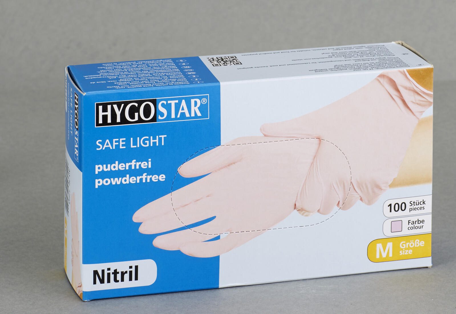 HYGOSTAR Handschuhe Handschuhe Nitril pink M,100 S M Lila 100 St.