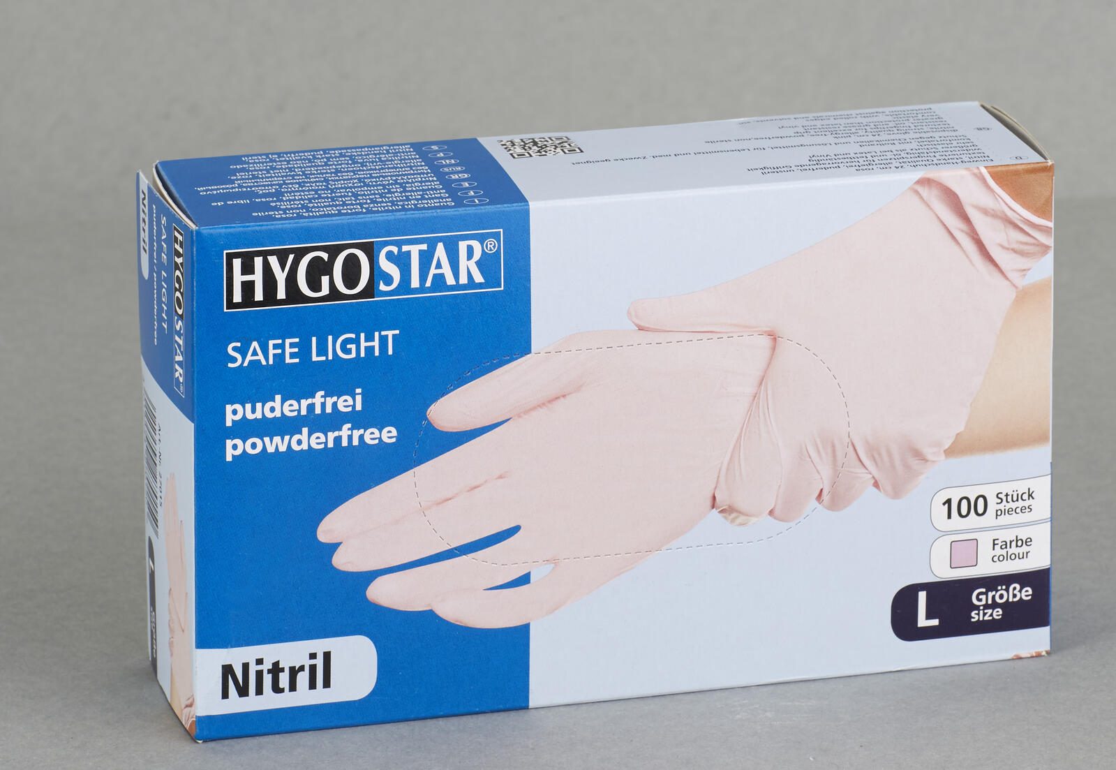 HYGOSTAR Handschuhe L pink 100 St.