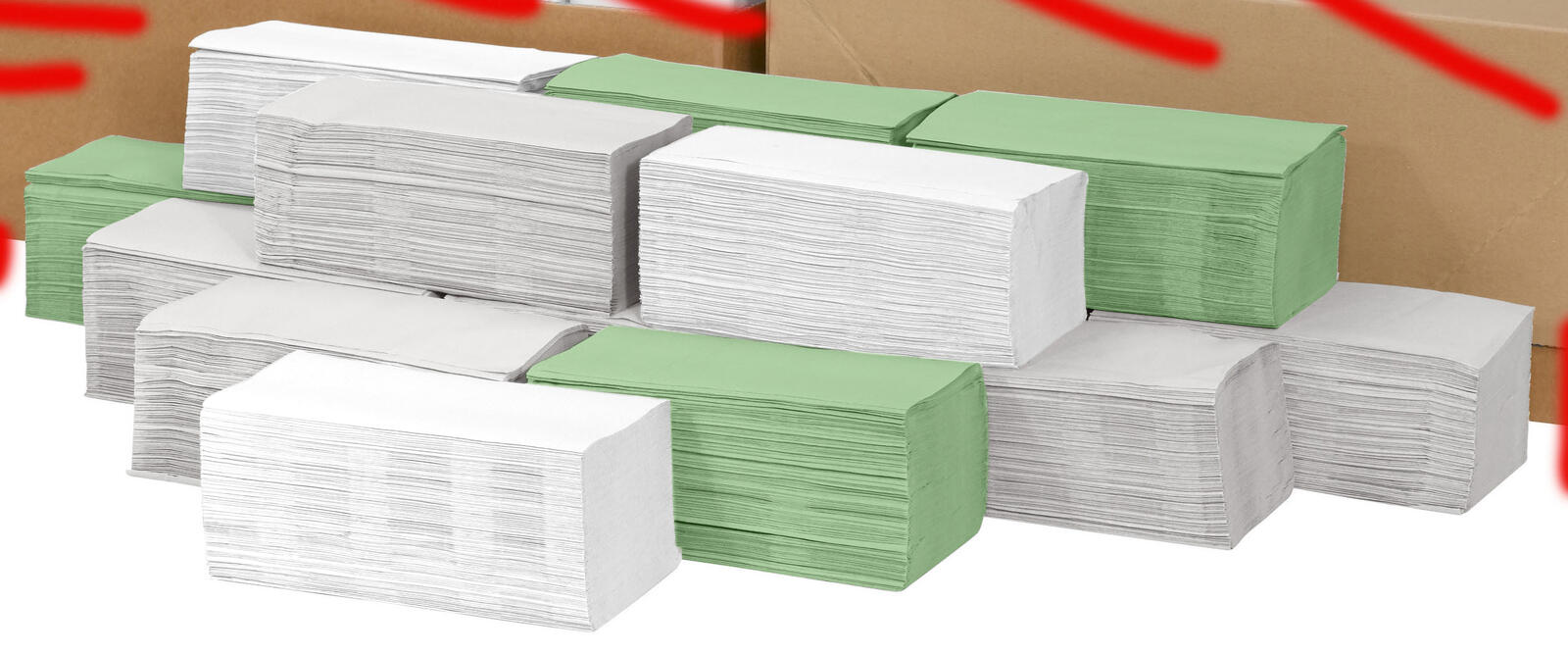 neutral Papierhandtücher Papierhandtücher natur 1lg Zz 1-lagig 1 Karton = 5.000 Tücher