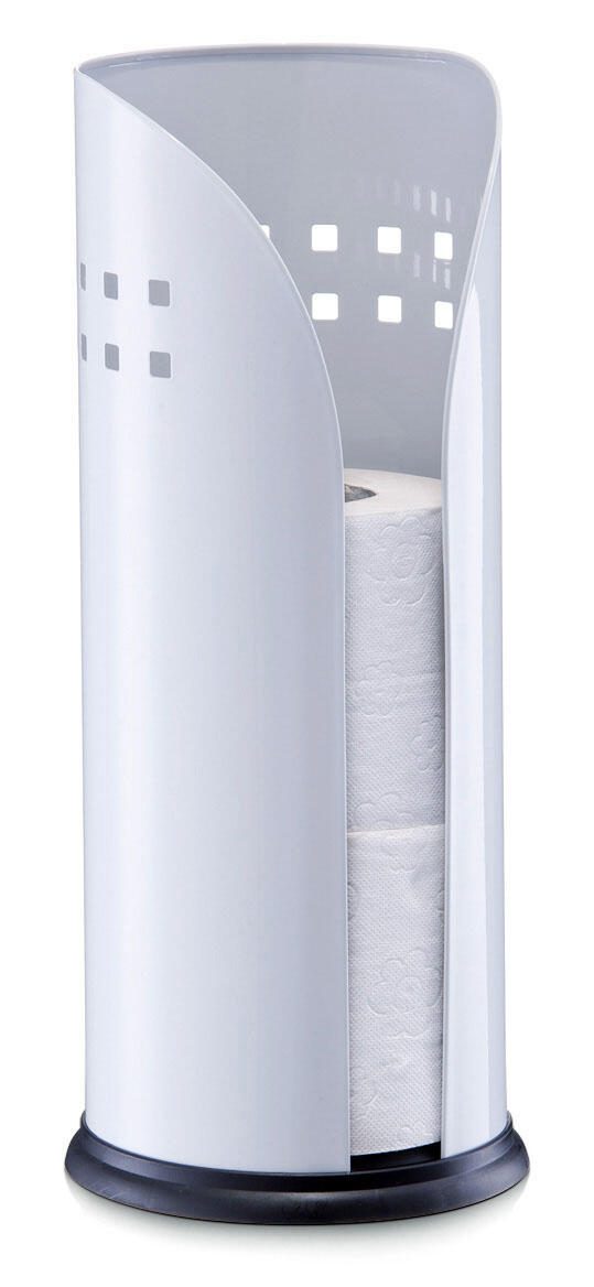 Zeller Toilettenpapierhalter Toilettenpapier-Halter,weiß weiß St.