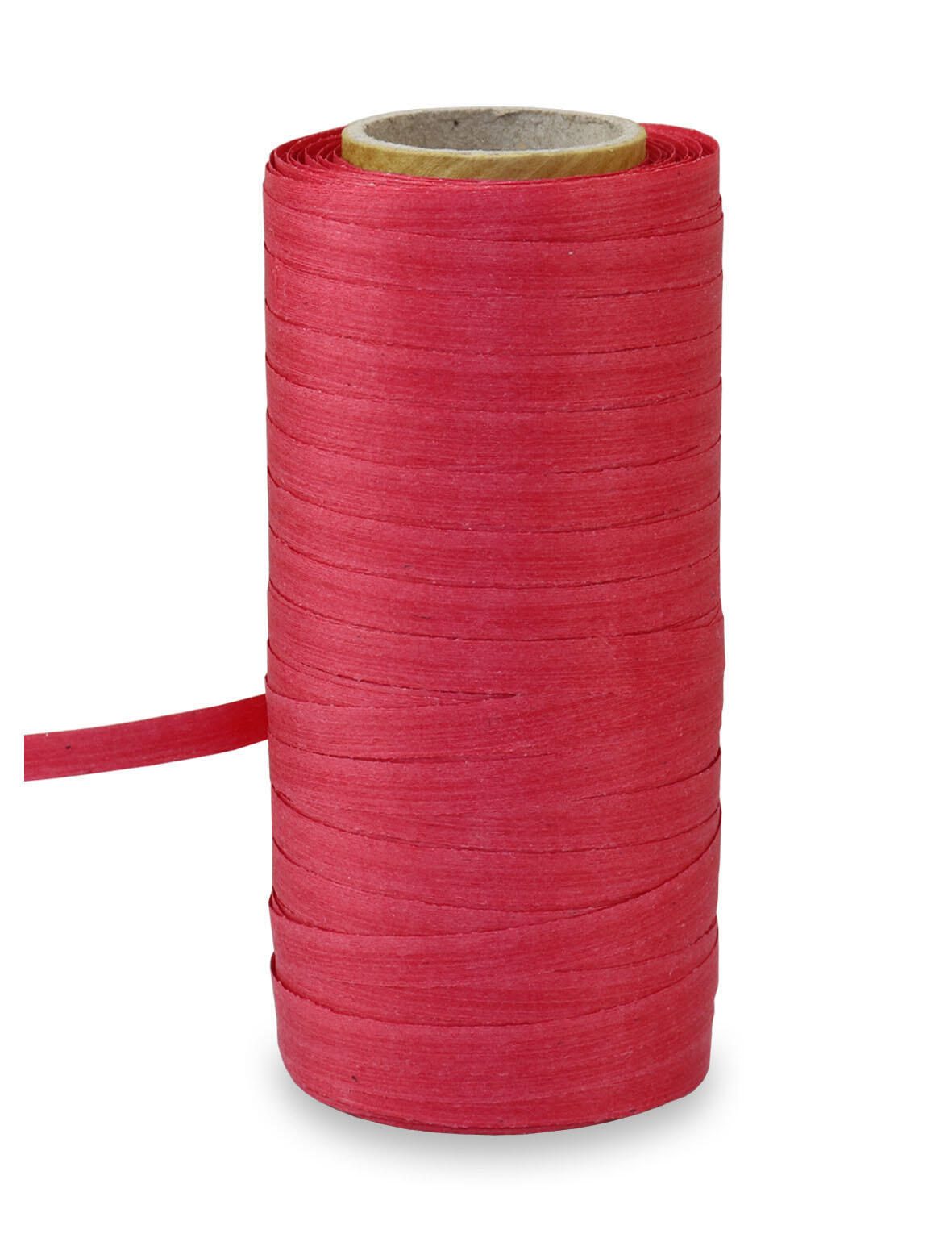 PRÄSENT Baumwollbänder rot Pack