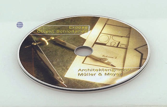 HERMA CD-Etiketten CD-Etiketten,maxi, Ø 116 mm 5115 weiß 50 Etiketten