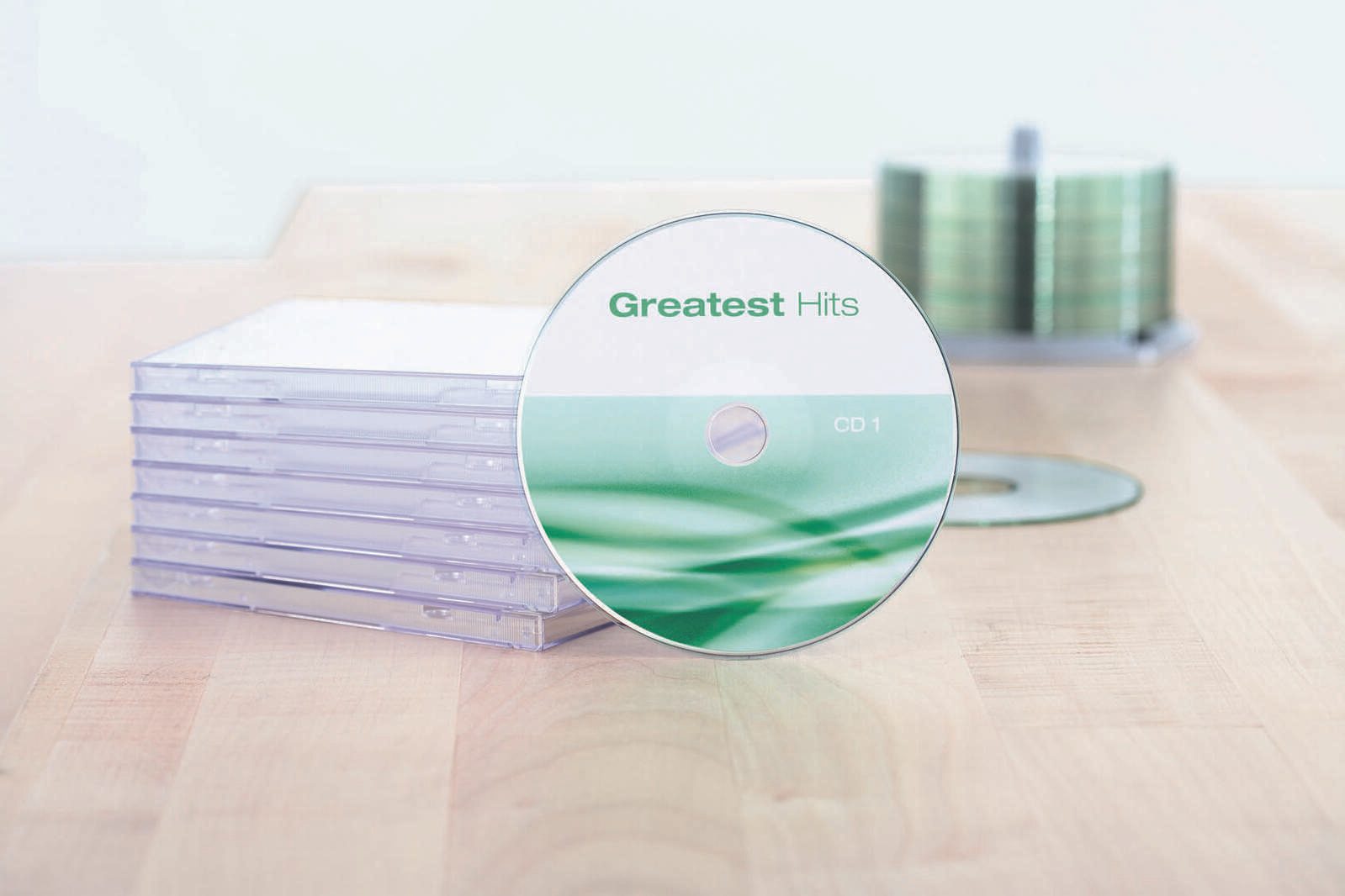 HERMA CD-Etiketten CD-Etiketten,weiß/glossy 20St 8624 weiß 20 Etiketten
