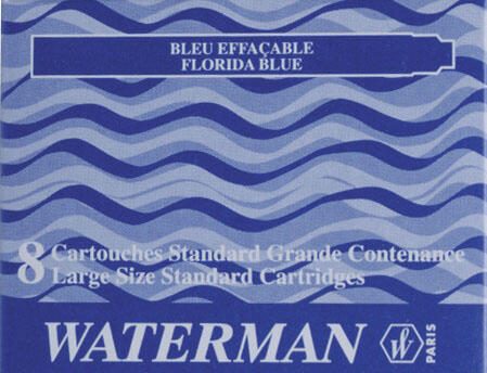 WATERMAN Tintenpatronen für Füller Waterman Tintenpatronen Bl.8st blau 8 St.