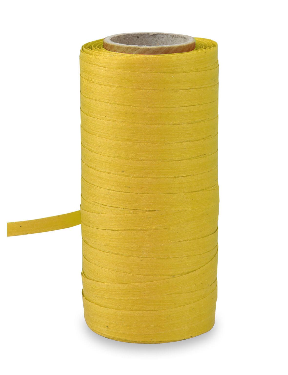 PRÄSENT Baumwollbänder gelb