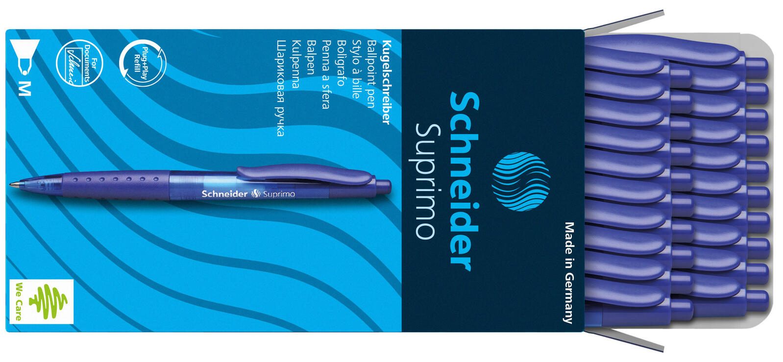Schneider Kugelschreiber Kugelschrei Suprimo blau 0.6 mm Blau