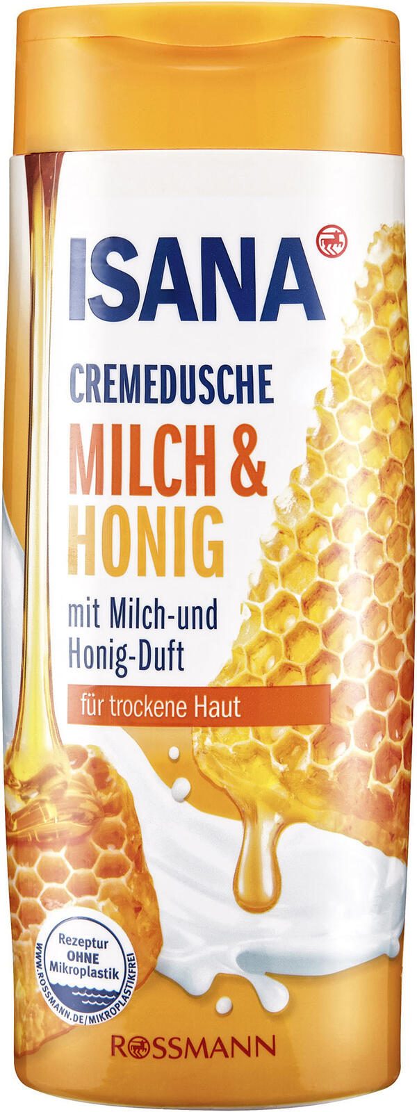 ISANA Duschgel Milch & Honig 300 ml