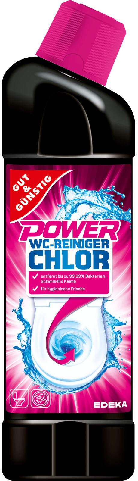 GUT&GÜNSTIG WC-Reiniger Chlor 750ml