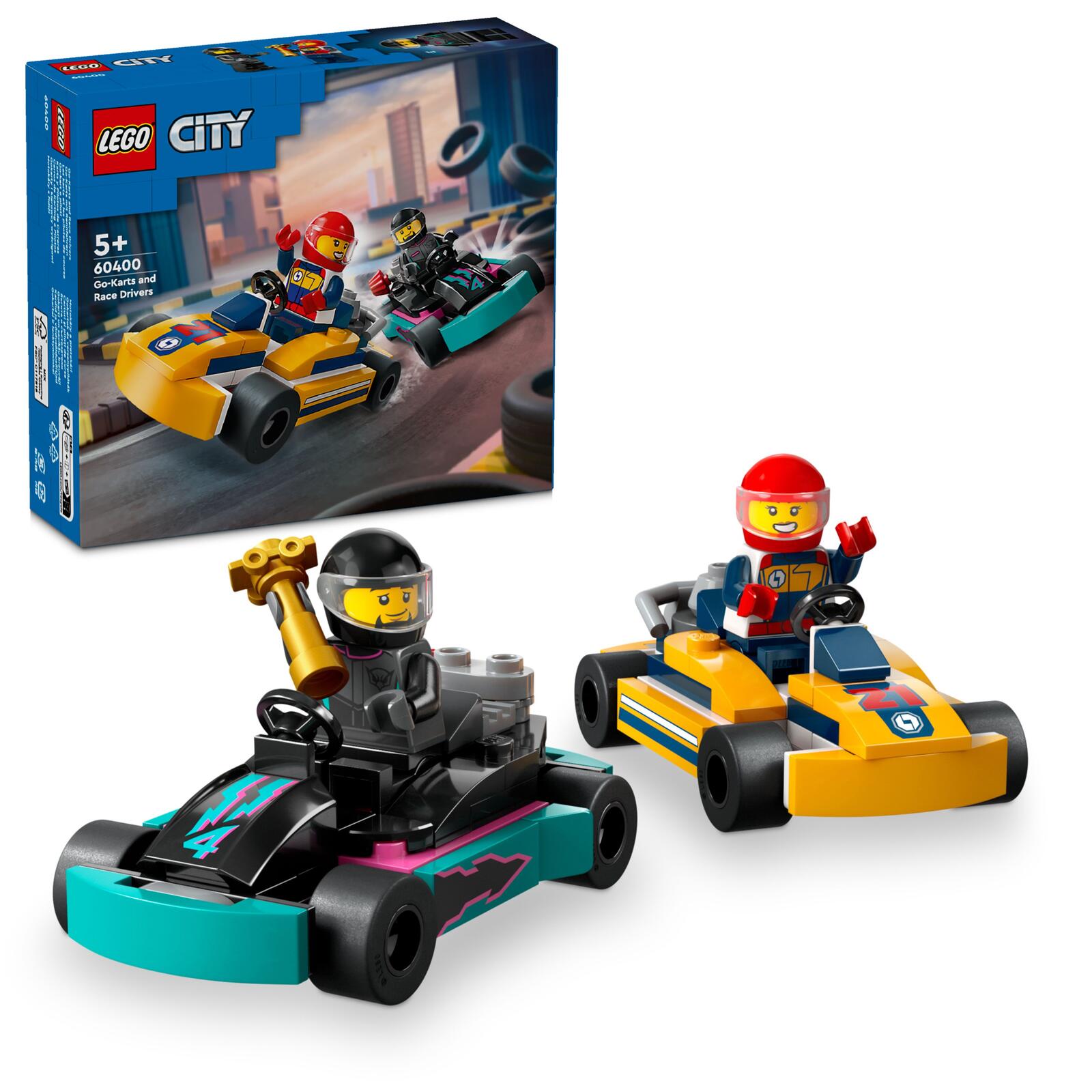 LEGO City Fahrzeuge 60400 Go-Karts mit Rennfahrern