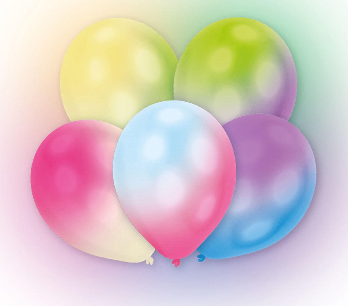 amscan Luftballons mehrfarbig 5 St.