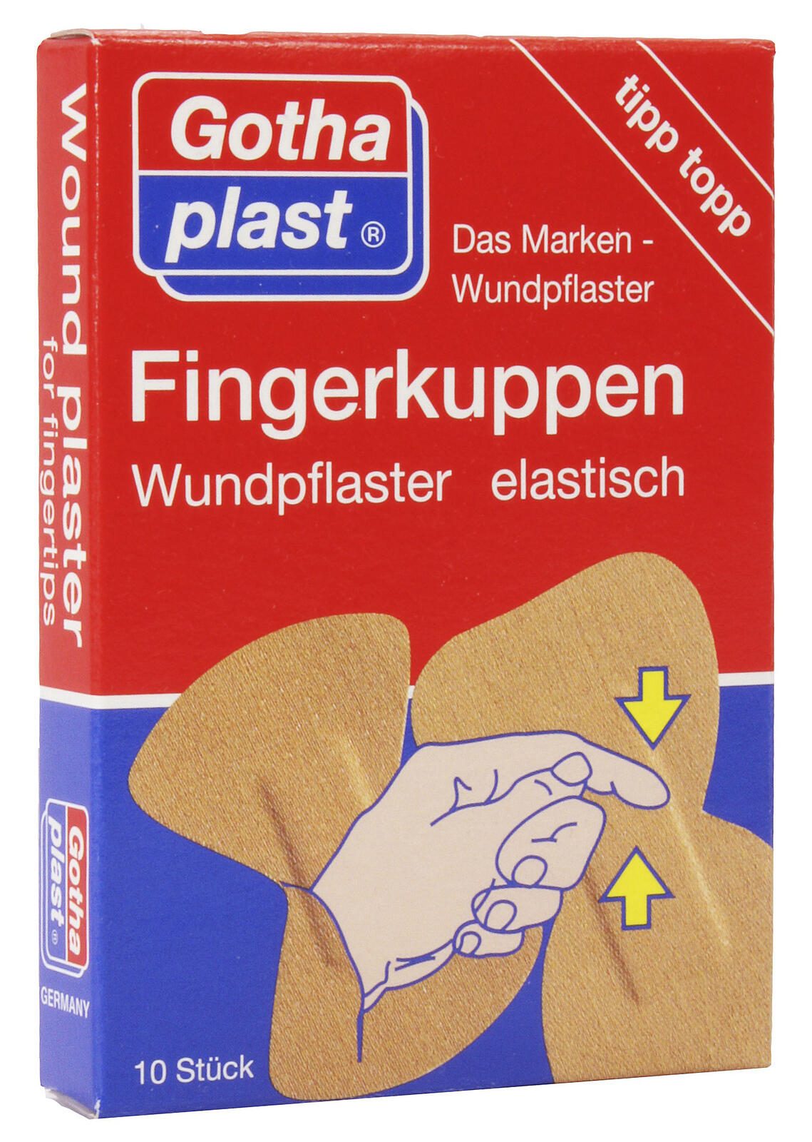 Gothaplast Fingerkuppenpflaster 10.5 cm x 1.5 cm beige 10 St.